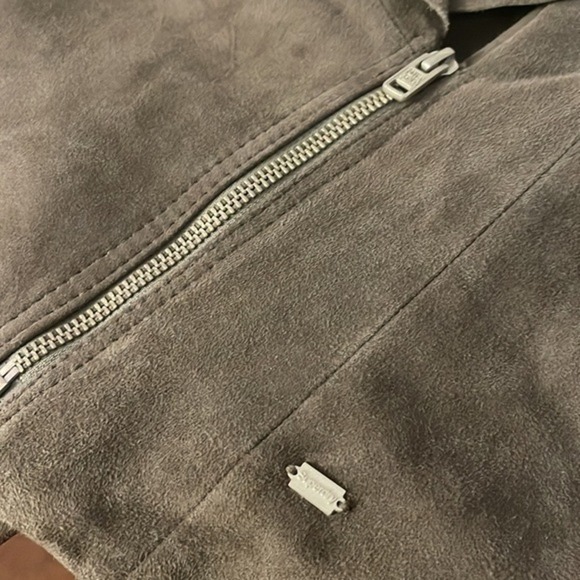 Superdry Suede Cascade Gray Suede Women's Size S Lightweight Retro - Picture 12 of 16